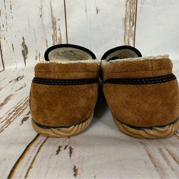 Sorel Brown Suede Loafers with Cozy Lining. Size 11 Men. Good used condition! - Picture 9 of 11